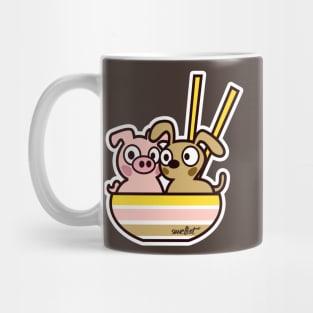 Pig and Dog Mug